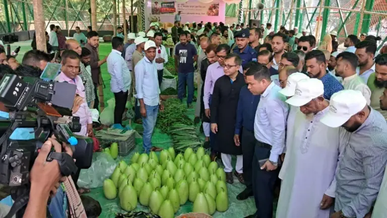 সিলেটে প্রথম কৃষিপণ্য বাজার চালু হলো