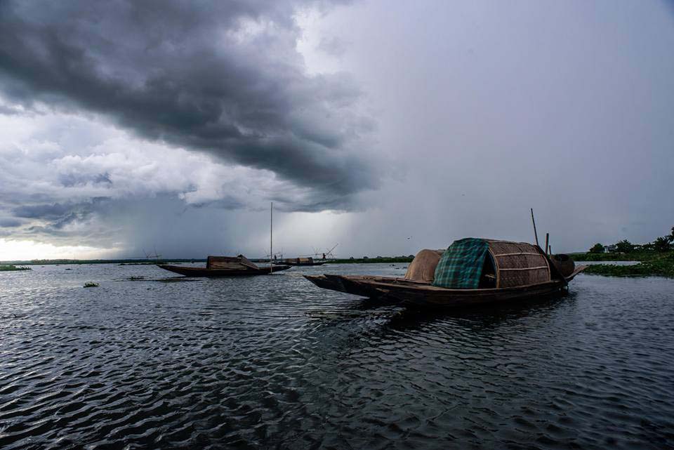 Hakaluki Haor wetland landscape in Greater Sylhet